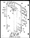 Part Location Diagram of D7409347 Whirlpool DOOR REF-C-T-SR19F