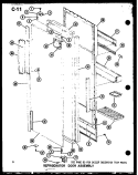 REF DOOR ASSY Diagram and Parts List for SRI22F-L P7540005W L Amana Refrigerator