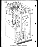 REF FZ FUNCTIONAL Diagram and Parts List for SRI22F-L P7540005W L Amana Refrigerator