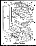 Part Location Diagram of D7343601 Whirlpool TOP MEAT KPR