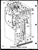 REF FZ FUNCTIONAL Diagram and Parts List for SL22F-L P7540013W L Amana Refrigerator