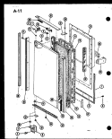Page 2 Diagram and Parts List for SRI19FA P7540006W A Amana Refrigerator