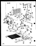 Page 10 Diagram and Parts List for SRI19FA P7540006W A Amana Refrigerator