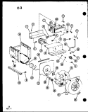 Page 12 Diagram and Parts List for SRI19FA P7540006W A Amana Refrigerator