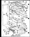 REF ACCESSORY Diagram and Parts List for SLDI22F-1-G P7540014W G Amana Refrigerator