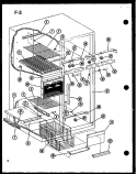 Part Location Diagram of B8303805 Whirlpool FRZ SHELF ASSEMBLY NLA