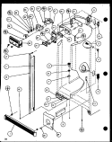 REF Diagram and Parts List for SLDT25H P7836027W Amana Refrigerator