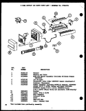 8 CUBE COMPACT ICE MAKER Diagram and Parts List for SLDT25H P7836027W Amana Refrigerator