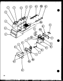 ICE BUCKET AND ICE MAKER Diagram and Parts List for SWPD25H P7836022W Amana Refrigerator