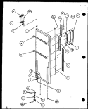 REF DOOR Diagram and Parts List for SC19J P7804507W Amana Refrigerator