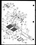 MACHINE COMPARTMENT Diagram and Parts List for SX22J P1104029W Amana Refrigerator