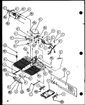 MACHINE COMPARTMENT Diagram and Parts List for SXI20J P7870122W Amana Refrigerator