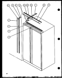 Part Location Diagram of D7829301 Whirlpool EXT OUTER CASE