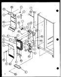 Part Location Diagram of C8975501 Whirlpool FAN BLADE, EVAPORATOR FAN MOTO