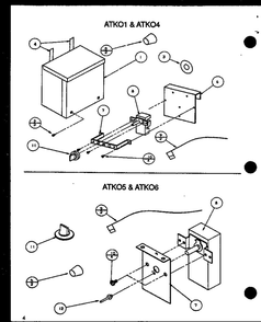 Diagram Diagram and Parts List for ATK05 P6443902C Amana Air Conditioner