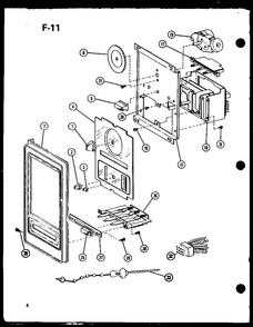 Part Location Diagram of A0105402 Whirlpool DISCONTINUED