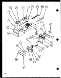 ICE BUCKET AND ICE MAKER Diagram and Parts List for SLDE25J P7870137W Amana Refrigerator