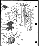FZ SHELVING AND REF LIGHT Diagram and Parts List for SZI20K P1117801W Amana Refrigerator
