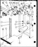 REF / FZ CONTROLS AND CABINET PARTS Diagram and Parts List for SZI20K P1117801W Amana Refrigerator