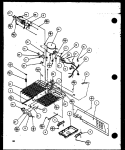 MACHINE COMPARTMENT Diagram and Parts List for SZI20K P1117801W Amana Refrigerator