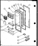 MACHINE COMPARTMENT Diagram and Parts List for SBI20K P1117802W Amana Refrigerator