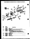 8 CUBE COMPACE ICE MAKER Diagram and Parts List for SXD22J P1116103W Amana Refrigerator
