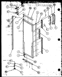 REF DOOR Diagram and Parts List for 36278 P1121804W L Kenmore Refrigerator