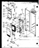EVAP AND AIR HANDLING Diagram and Parts List for 36278 P1121804W L Kenmore Refrigerator
