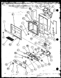 ICE AND WATER CAVITY Diagram and Parts List for SZDE25MPL P1121203W L Amana Refrigerator