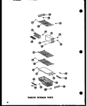 FZ INTERIOR PARTS Diagram and Parts List for SD19N P6023006W Amana Refrigerator