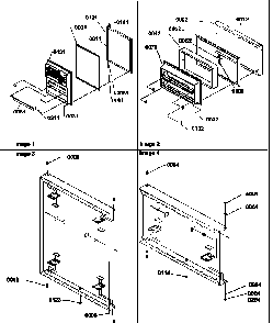 Door Assemblies Diagram and Parts List for TX21VL-P1301804WL  Amana Refrigerator
