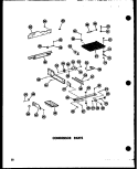 CONDENSOR PARTS Diagram and Parts List for SRN22N-C P6023017W C Amana Refrigerator