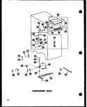 COMPRESSOR PARTS Diagram and Parts List for SRN22N-C P6023017W C Amana Refrigerator