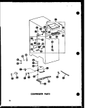 COMPRESSOR PARTS Diagram and Parts List for SRN22N-1-AG P6023078W G Amana Refrigerator