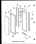 REF DOOR ASSY Diagram and Parts List for SRI19B P7332048W Amana Refrigerator