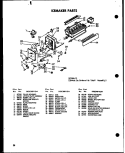 ICEMAKER PARTS Diagram and Parts List for SRI519W-L P7332049W L Amana Refrigerator