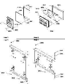 Door Assemblies Diagram and Parts List for TM18VW-P1305902WW  Amana Refrigerator