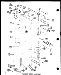 FZ DOOR ASSY Diagram and Parts List for SR19F1L P7700008W L Amana Refrigerator