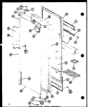 REF DOOR ASSY Diagram and Parts List for SR19F1L P7700008W L Amana Refrigerator