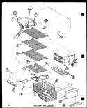 FZ ACCESSORY Diagram and Parts List for SR19F1L P7700008W L Amana Refrigerator