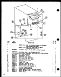 Page 10 Diagram and Parts List for SR19F1L P7700008W L Amana Refrigerator