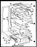 REF ACCESSORY Diagram and Parts List for SLI22F1L P7700013W L Amana Refrigerator
