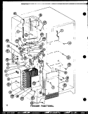 FZ FUNCTIONAL Diagram and Parts List for SRI22G P7745511W Amana Refrigerator