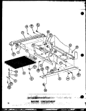 MACHINE COMPARTMENT Diagram and Parts List for SRI22G P7745511W Amana Refrigerator