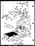 MACHINE COMPARTMENT Diagram and Parts List for SRI22G P7745511W Amana Refrigerator