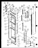 FZ DOOR Diagram and Parts List for SXPD20H P7836029W Amana Refrigerator