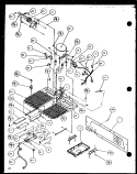MACHINE COMPARTMENT Diagram and Parts List for SCDE25J P7870104W Amana Refrigerator