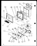 ICE AND WATER CAVITY Diagram and Parts List for SCDE25J P7870104W Amana Refrigerator