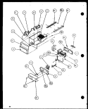 ICE BUCKET AND ICE MAKER Diagram and Parts List for SCDE25J P7870104W Amana Refrigerator