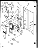 FZ EVAP AND AIR HANDLING Diagram and Parts List for SL22JB P1104031W Amana Refrigerator